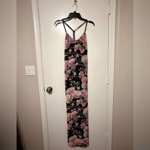 Black Floral Rehab Dress